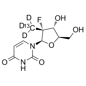 PSI-6206 13CD3  Chemical Structure