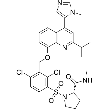 RORγt Inverse agonist 3  Chemical Structure