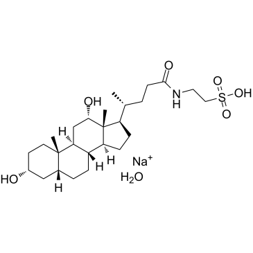 Taurodeoxycholic acid sodium hydrate  Chemical Structure