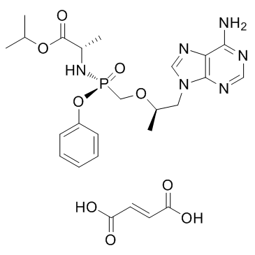 Tenofovir alafenamide fumarate  Chemical Structure
