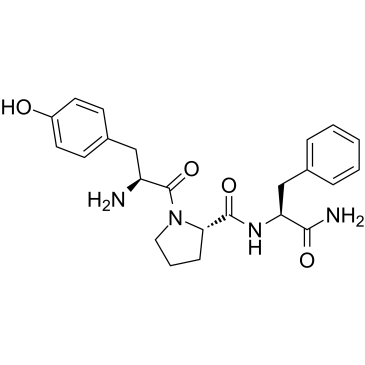 β-Casomorphin (1-3), amide  Chemical Structure
