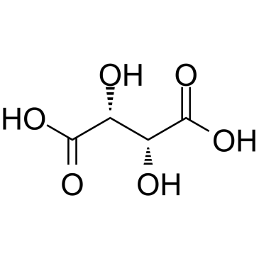 (2R,3R)-2,3-Dihydroxysuccinic acid Chemical Structure