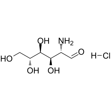 (2S,3R,4S,5R)-2-Amino-3,4,5,6-tetrahydroxyhexanal hydrochloride  Chemical Structure