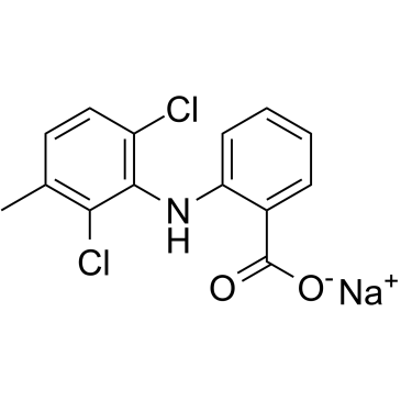 Meclofenamate sodium  Chemical Structure