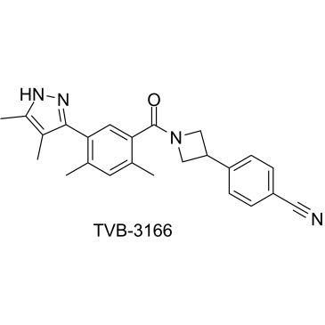 TVB-3166  Chemical Structure