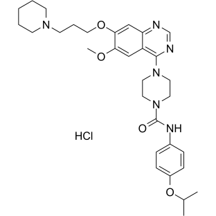 Tandutinib hydrochloride  Chemical Structure