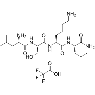 LSKL, Inhibitor of Thrombospondin (TSP-1) (TFA)  Chemical Structure