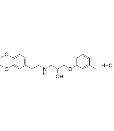 Bevantolol hydrochloride  Chemical Structure