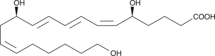 20-hydroxy Leukotriene B4  Chemical Structure
