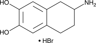 (±)-2-Amino-6,7-dihydroxy-1,2,3,4-tetrahydronaphthalene (hydrobromide)  Chemical Structure