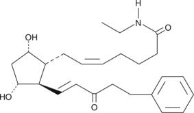 15-keto-17-phenyl trinor Prostaglandin F2α ethyl amide  Chemical Structure