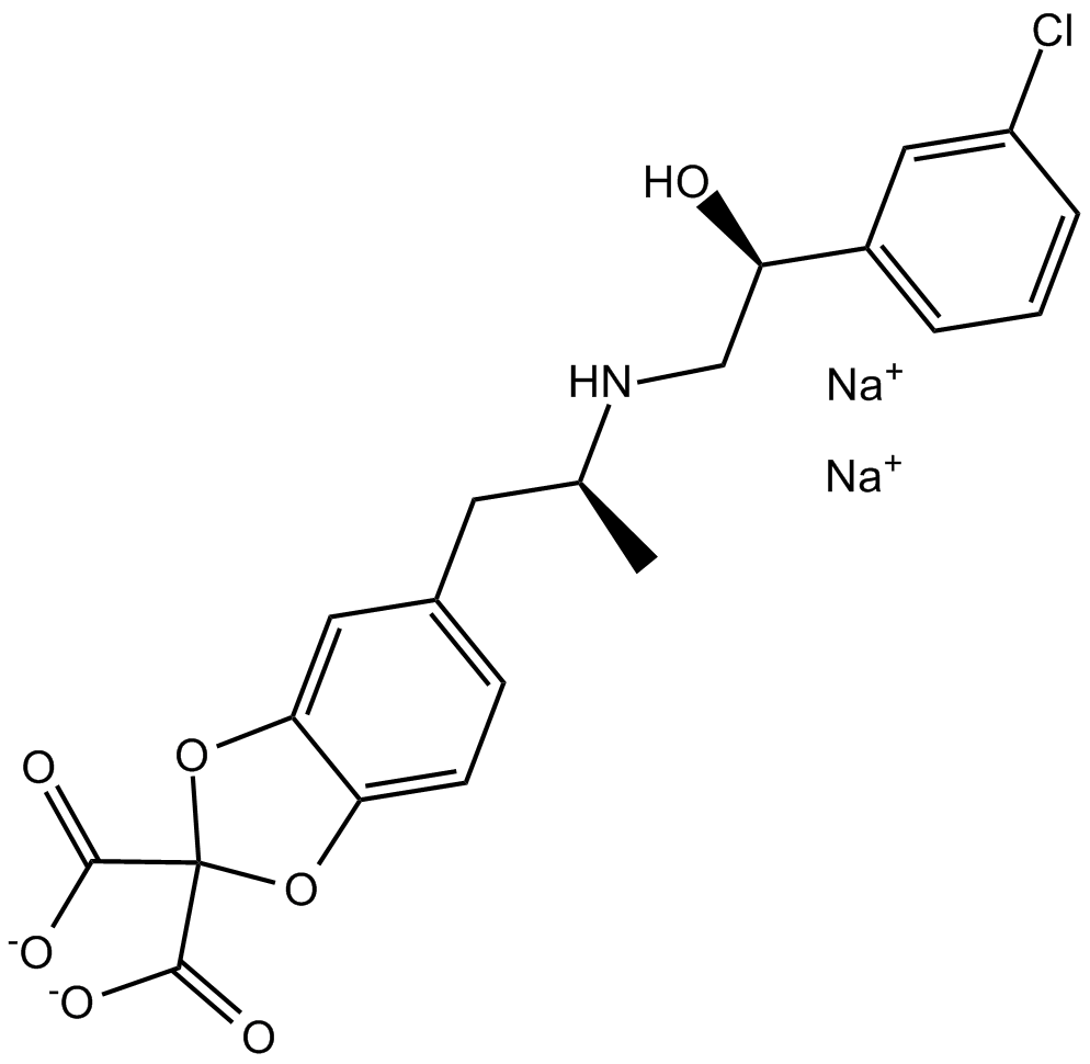 CL 316,243 (disodium salt) Chemical Structure