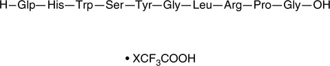 GnRH (free acid; trifluoroacetate salt) Chemical Structure