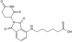 Pomalidomide 4'-alkylC5-acid  Chemical Structure