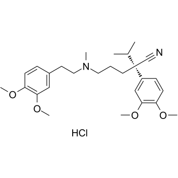 (S)-Verapamil hydrochloride  Chemical Structure