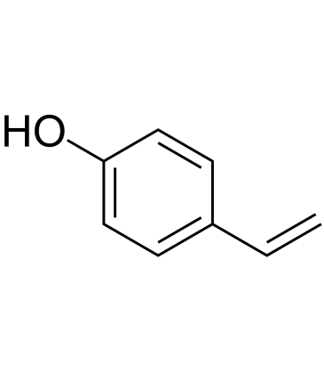4-Vinylphenol (10%w/w in propylene glycol)  Chemical Structure