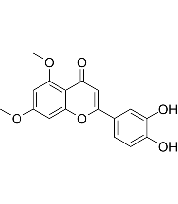 5,7-Dimethoxyluteolin  Chemical Structure
