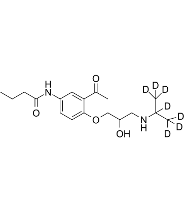 Acebutolol D7  Chemical Structure
