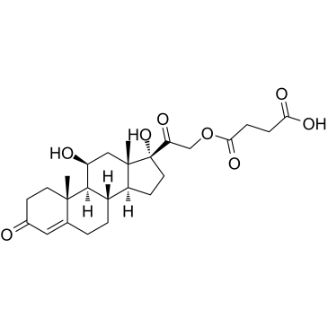 Hydrocortisone hemisuccinate  Chemical Structure