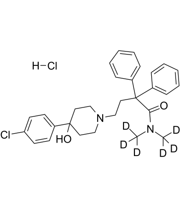 Loperamide D6 hydrochloride  Chemical Structure