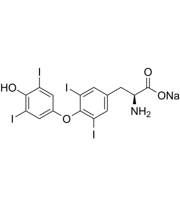 L-Thyroxine sodium  Chemical Structure