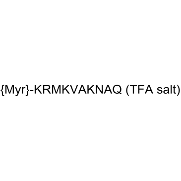 Pep2m, myristoylated TFA  Chemical Structure