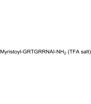 PKI 14-22 amide,myristoylated TFA  Chemical Structure