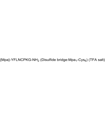 D[LEU4,LYS8]-VP TFA  Chemical Structure