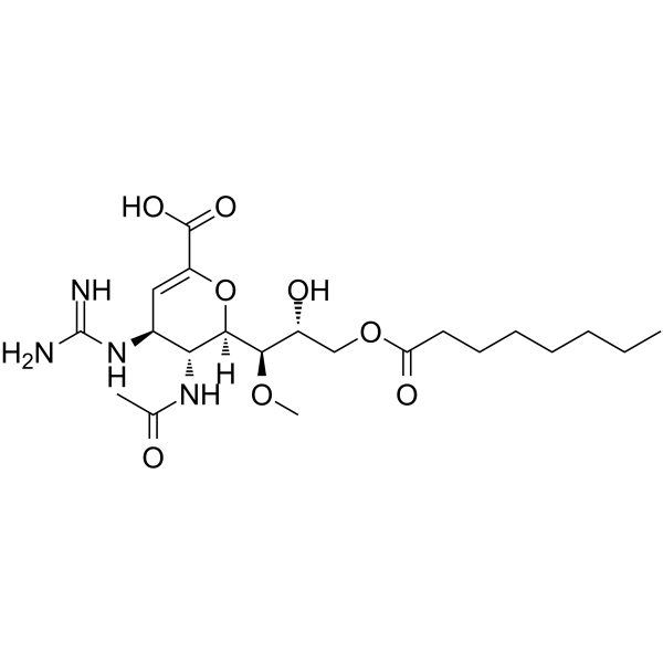 Laninamivir octanoate  Chemical Structure