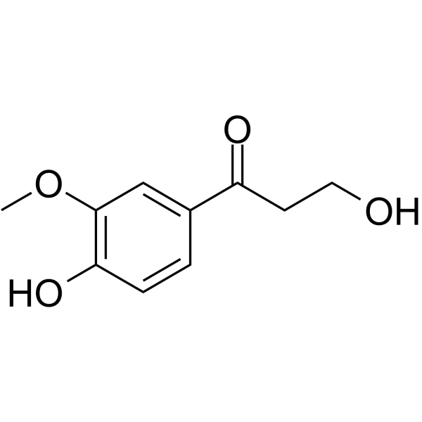 β-Hydroxypropiovanillone  Chemical Structure
