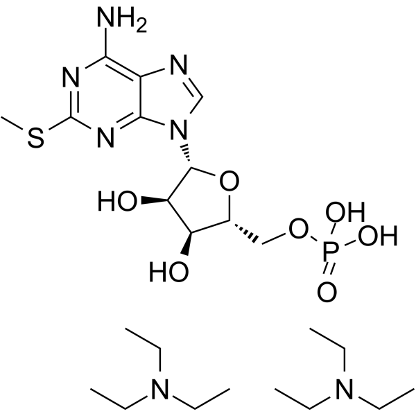 2-Methylthio-AMP diTEA  Chemical Structure