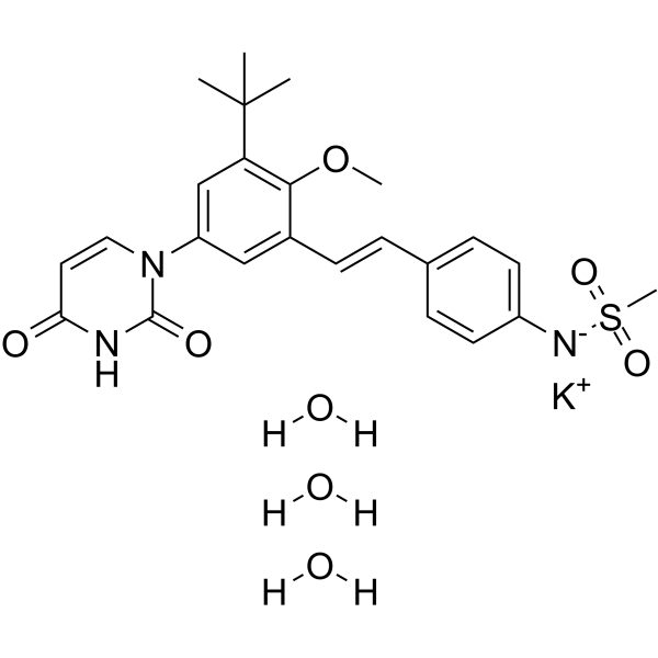 ABT-072 potassium trihydrate  Chemical Structure