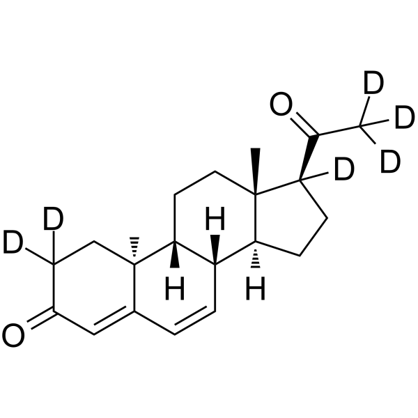 Dydrogesterone-D6  Chemical Structure