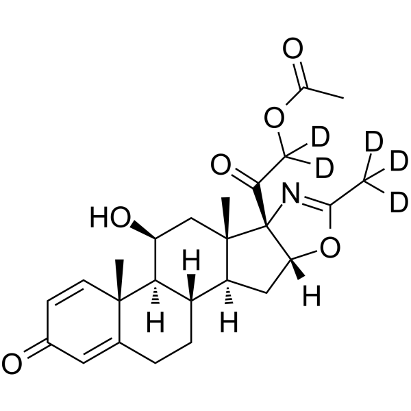 Deflazacort-D5  Chemical Structure