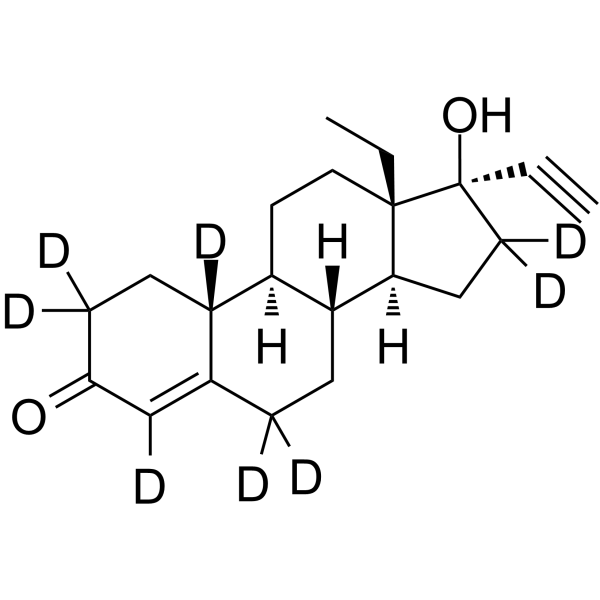 Levonorgestrel-D8  Chemical Structure