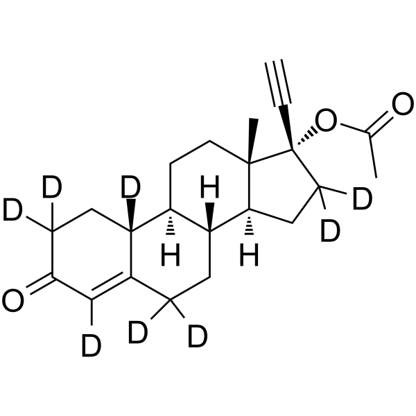 Norethindrone acetate-D8  Chemical Structure