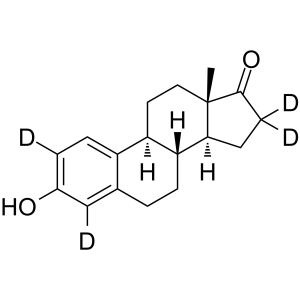 Estrone-d4  Chemical Structure