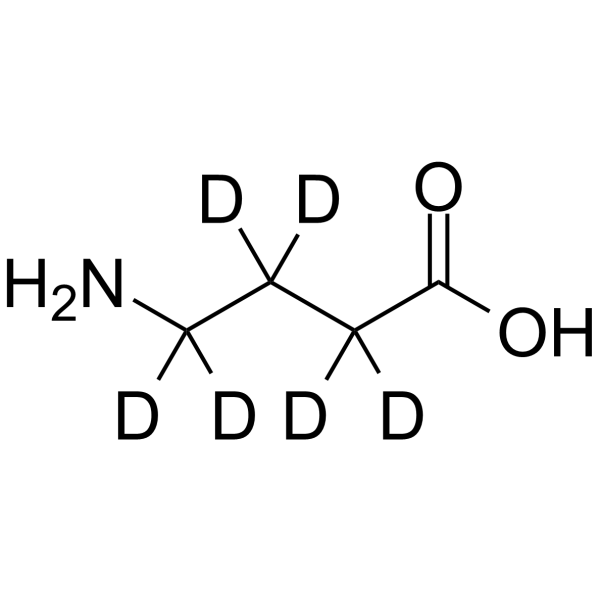 γ-Aminobutyric acid-d6  Chemical Structure