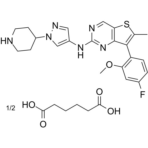 MAX-40279 hemiadipate  Chemical Structure