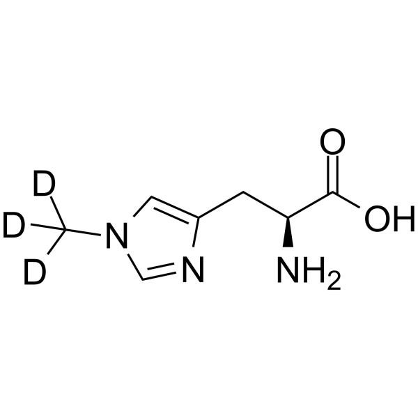 1-Methyl-L-histidine-d3  Chemical Structure