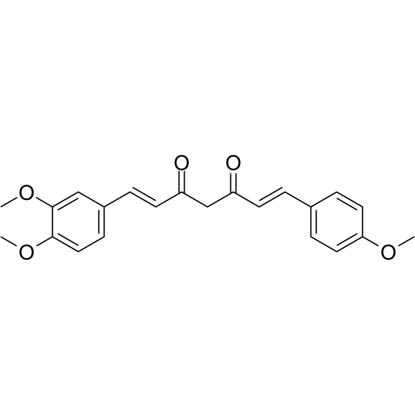 Di-O-methyldemethoxycurcumin  Chemical Structure