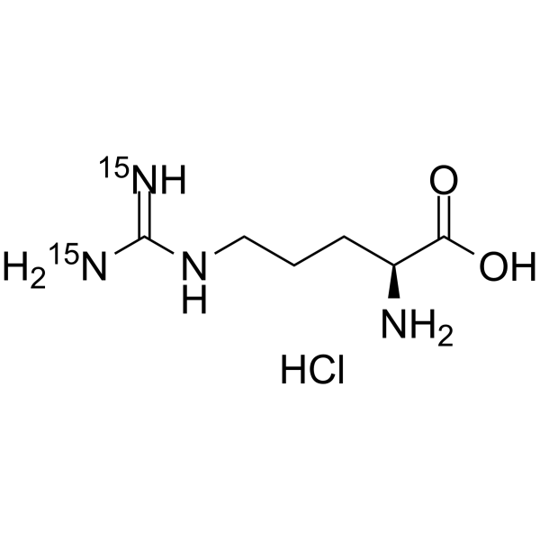 L-Arginine-15N2 hydrochloride  Chemical Structure