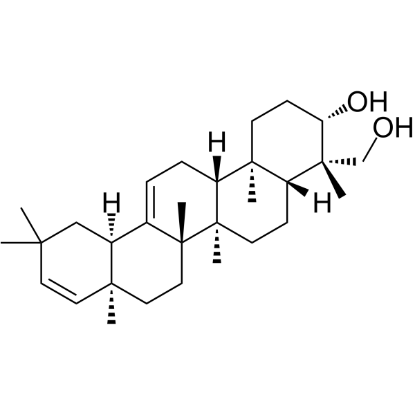 Soyasapogenol C  Chemical Structure