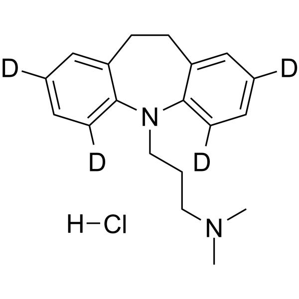 Imipramine-d4 hydrochloride  Chemical Structure