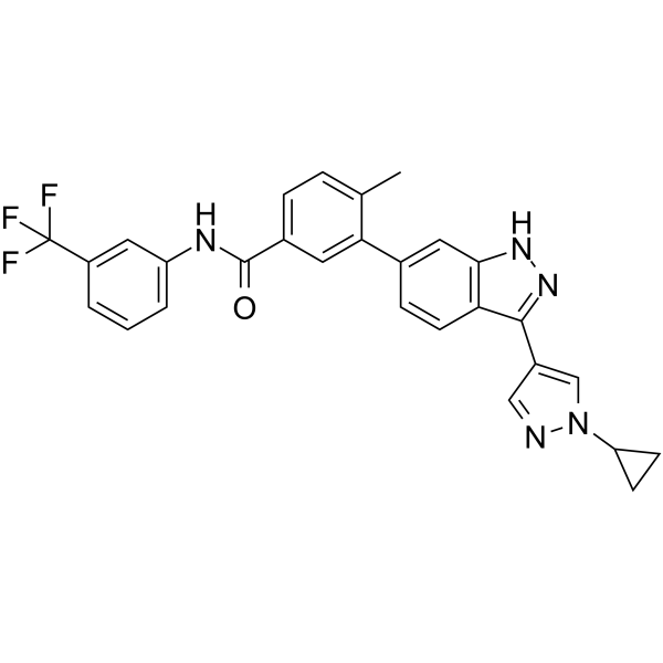FGFR1/DDR2 inhibitor 1  Chemical Structure