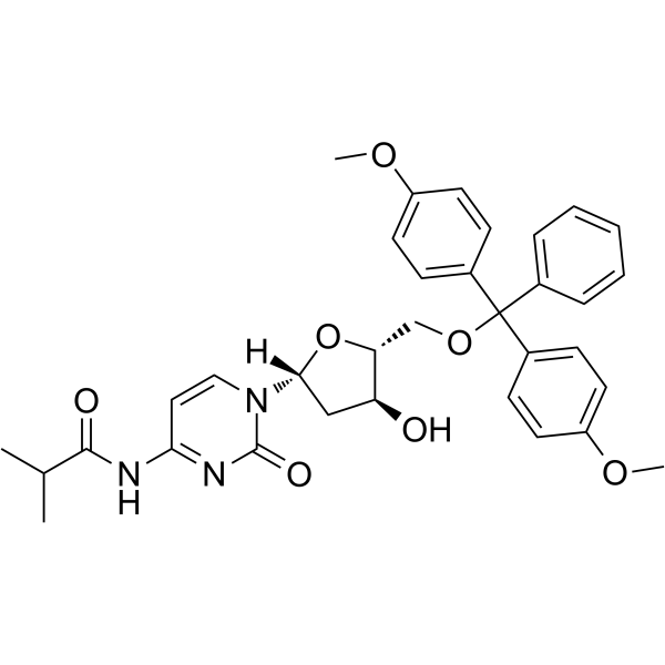 5'-O-DMT-ibu-dC  Chemical Structure