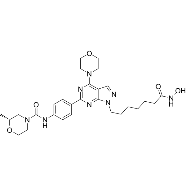 HDACs/mTOR Inhibitor 1  Chemical Structure