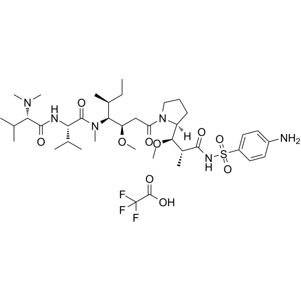 Aminobenzenesulfonic auristatin E TFA  Chemical Structure