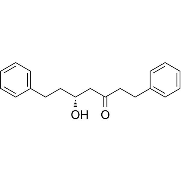 (R)-5-Hydroxy-1,7-diphenyl-3-heptanone  Chemical Structure