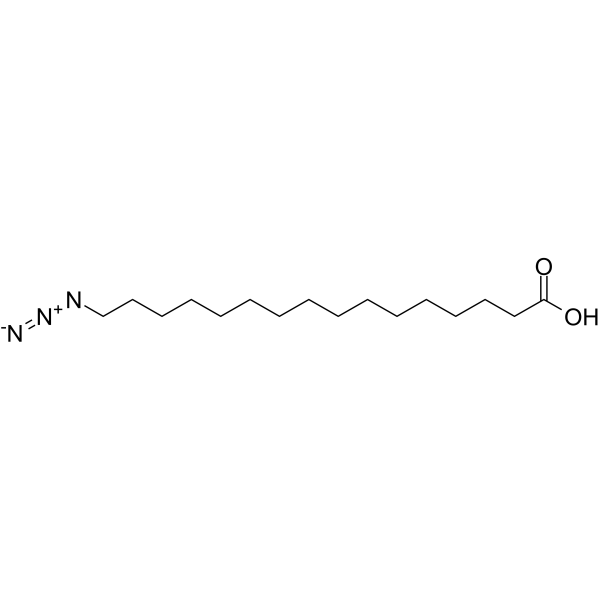 16-Azidohexadecanoic acid  Chemical Structure